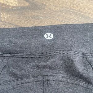 lululemon athletica Dark high Waist Gray Leggings